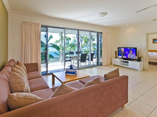 You will love the open plan design and views that the Blue Water Views apartments offer. © Kristie Kaighin http://www.whitsundayholidays.com.au